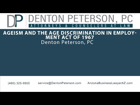 Ageism and the Age Discrimination in Employment Act of 1967