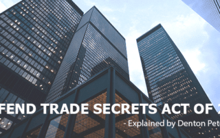 DEFEND TRADE SECRETS ACT OF 2016