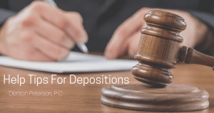 helpful tips for depositions in az