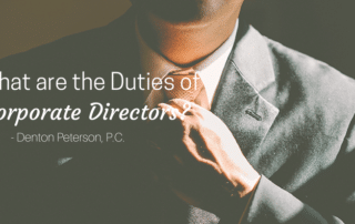 what are the duties of AZ corporate directors