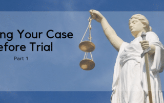 Justice Statue Winning Your Case Before Trial