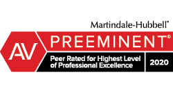 Martindale Hubbell AV Preeminent Peer Rated For Highest Level of Professional Excellence