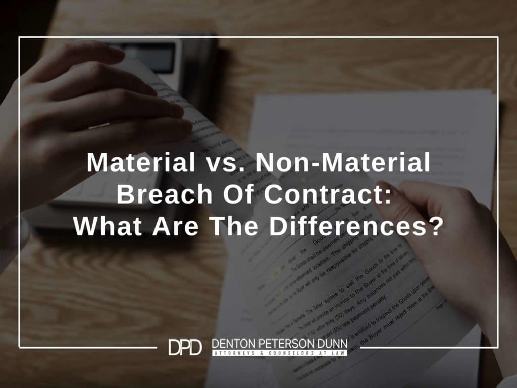 AZ Breach of Contract Litigation Lawyers Denton Peterson