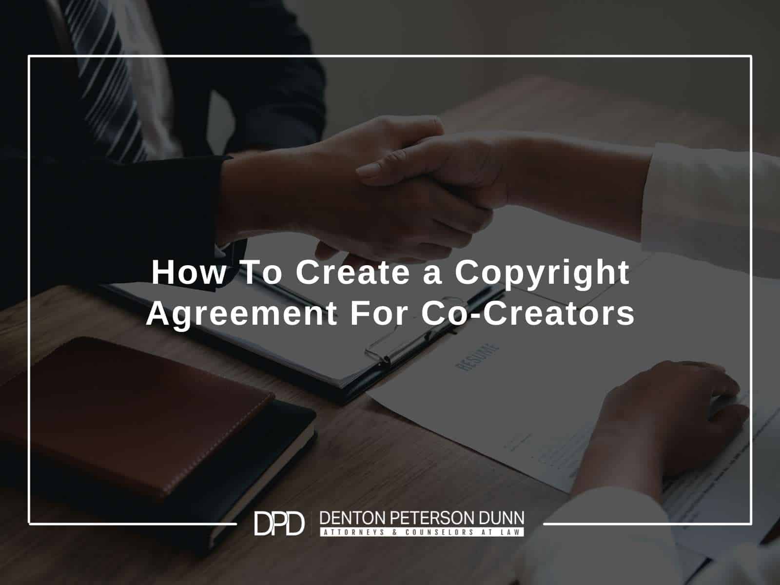 How To Create a Copyright Agreement For Co-Creators