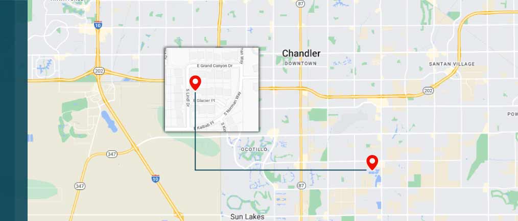 chandler map location